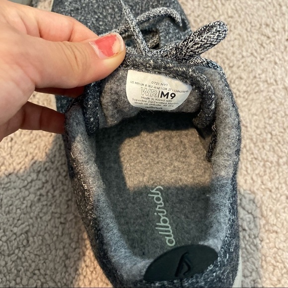 Allbirds Men's Wool Runners Natural Grey (Light Grey Sole) size 9 - Picture 6 of 6